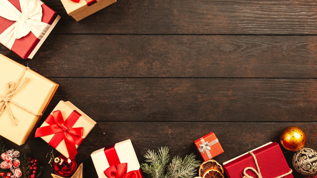 Neatly wrapped presents ready for a special occasion