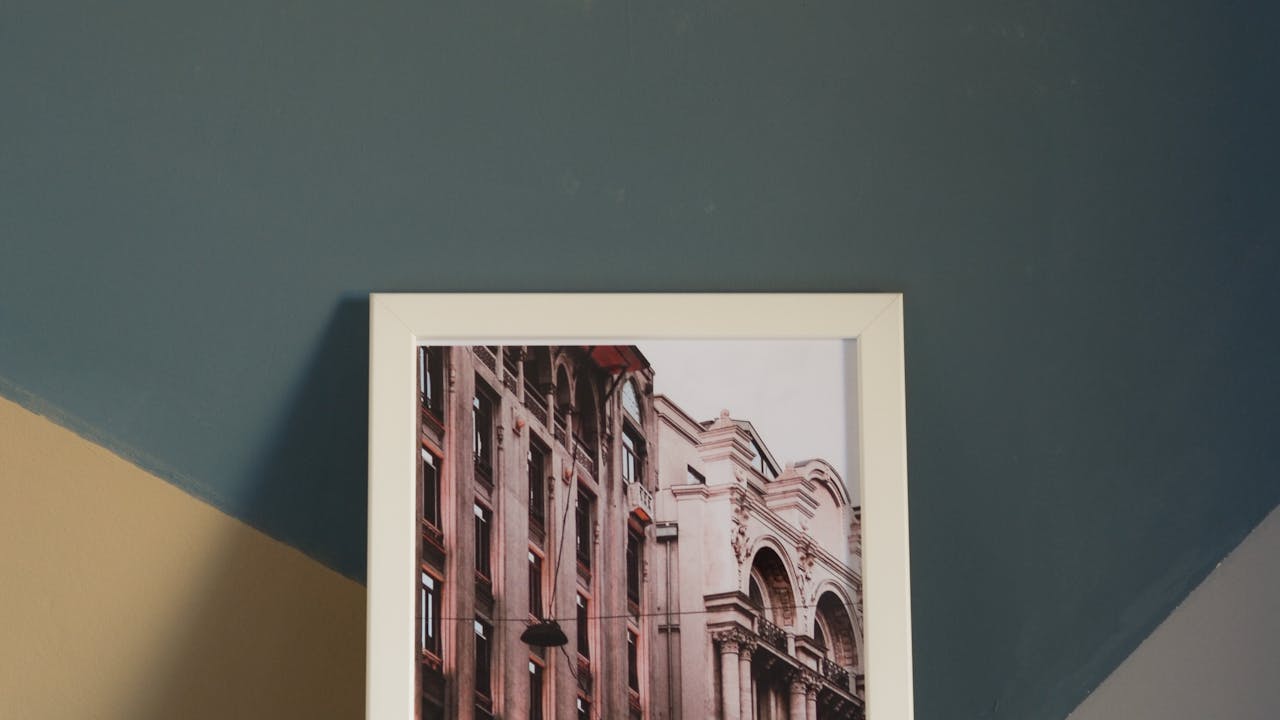 Wall art displayed in a beautifully decorated living room